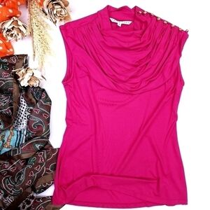 🔴 Trina Turk PInk Top Sz S